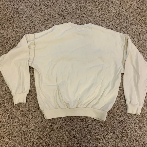 Vintage Ivory Ellesse Sports Crewneck Sweatshirt - Picture 5 of 7